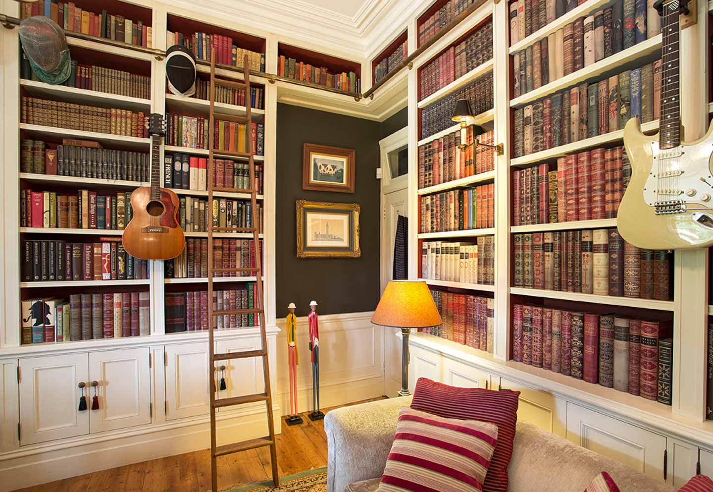 Bespoke Home Library Design Groth Sons Interiors Sydney